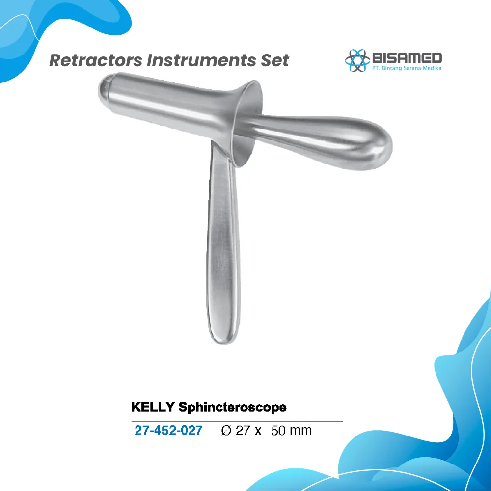 KELLY Sphincteroscope [diameter] 27 mm / 50 mm