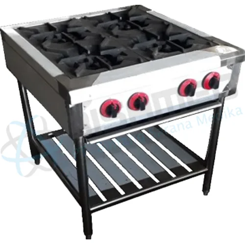 Kompor Gas Open Burner 4 Tungku