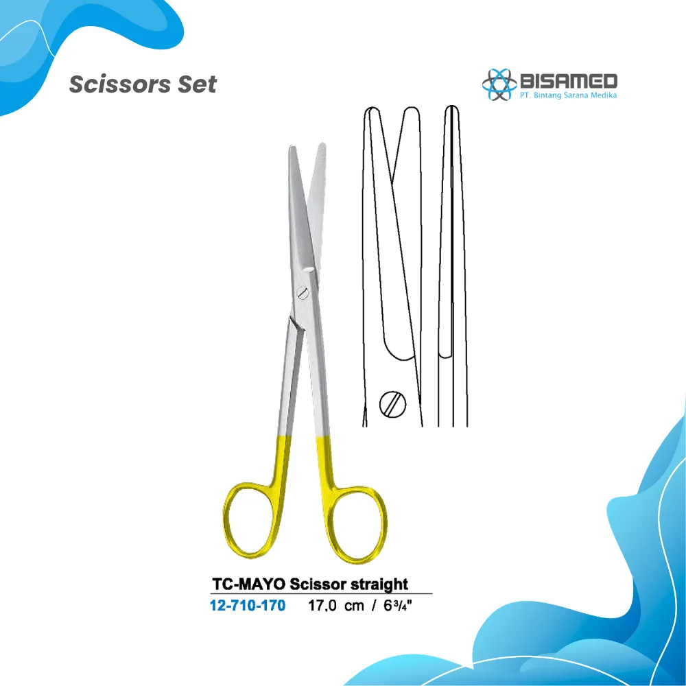 TC-MAYO Scissor straight 17,0 cm