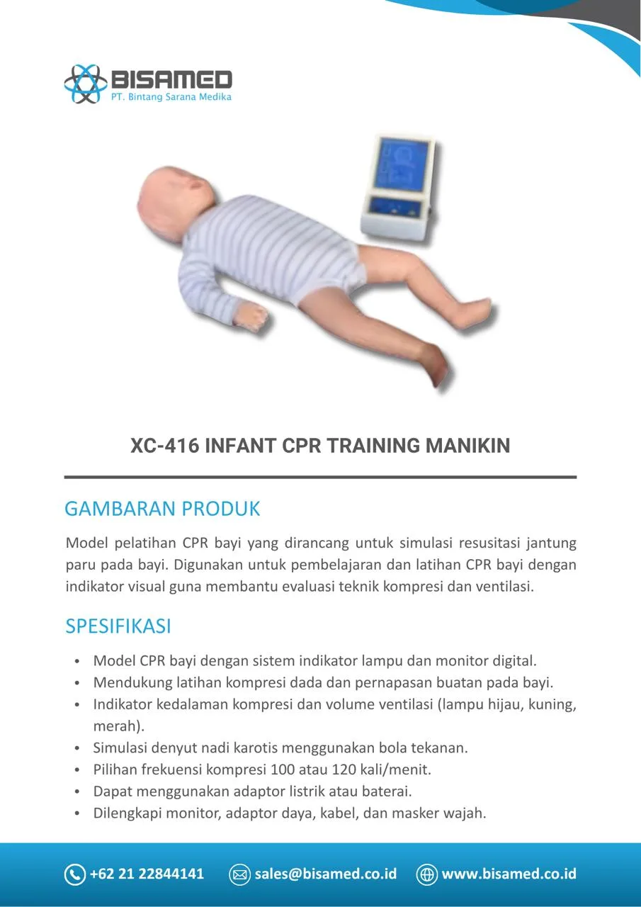 XINCH XC-416 INFANT CPR TRAINING MANIKIN