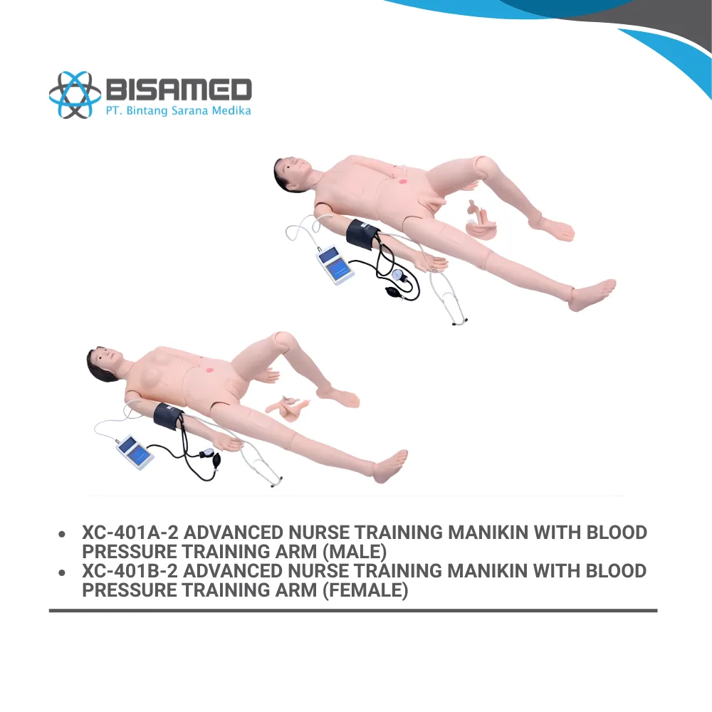 XINCH XC-401B-2 ADVANCED NURSE TRAINING DOLL WITH BLOOD PRESSURE TRAINING ARM (FEMALE)
