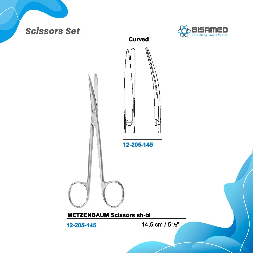 METZENBAUM Scissors curved sh-sh  14,5cm