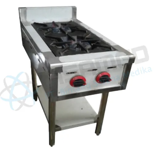 Kompor Gas Open Burner 2 Tungku BS