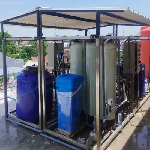 Instalasi Pengolahan Air Bersih (IPAB) 1,5 m3/Jam Air Payau + RO Deluxe