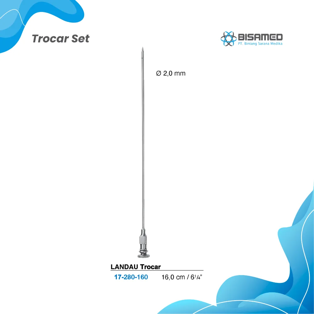 LANDAU Trocar Ø 2,0 mm / 16,0 cm