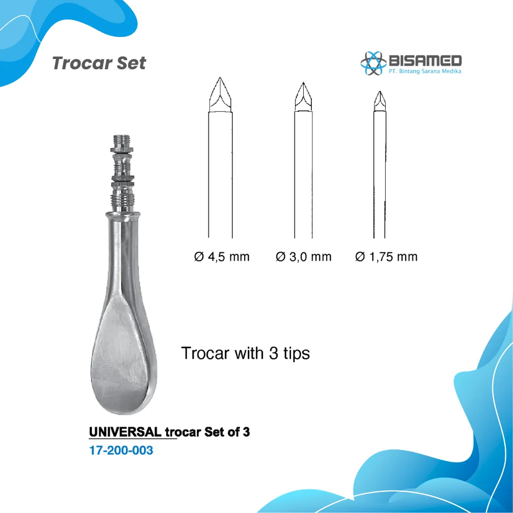 UNIVERSAL trocar Set of 3